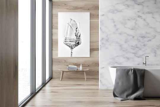 Splashing Wine Glass Painting 60x90