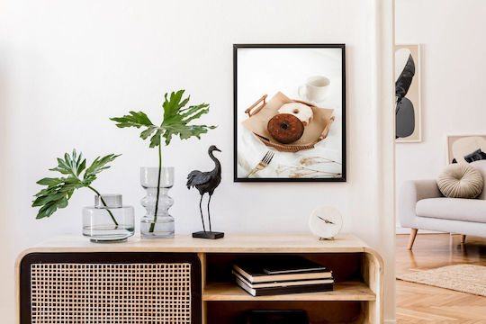 Painting A Basket Donuts Coffee 80x120