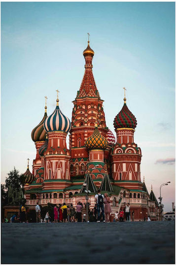 Painting St Basil's Cathedral 80x120