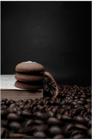 Gemälde Kekse Kaffeebohnen 100x150