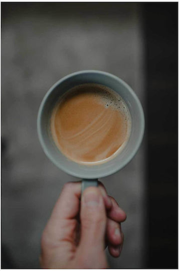 Painting Holding A Cup of Coffee 80x120