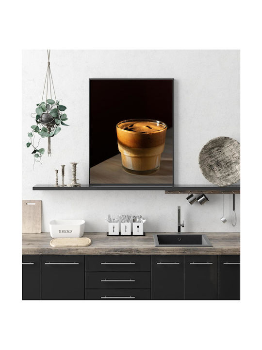 Πίνακας Coffee Drink In Glass Ποτό Καφέ Ποτήρι 80x120