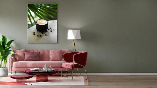 Gemälde Morgen Latte Kaffeebohnen 100x150
