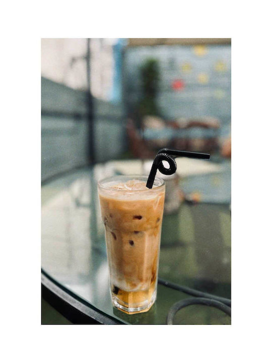 Painting Iced Coffee On Glass Table 80x120