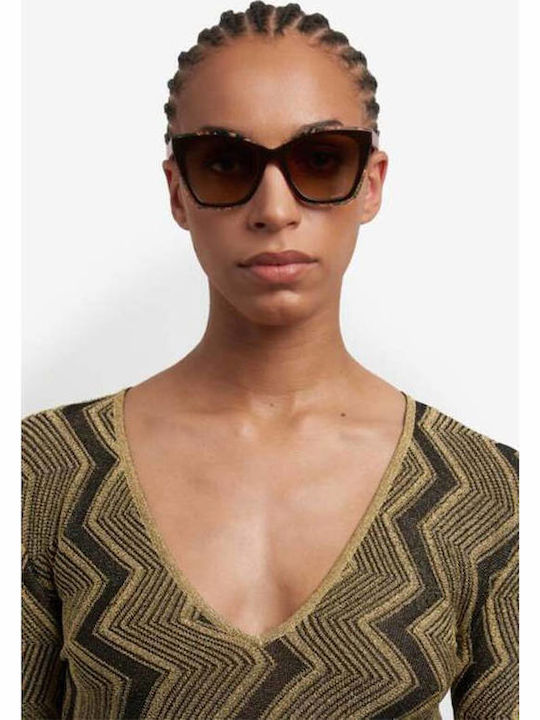 Missoni Women's Sunglasses with Brown Tartaruga Plastic Frame and Brown Gradient Lens MIS 0188/S 09Q/HA