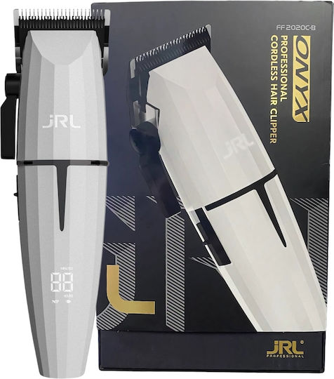jRL Onyx Professional Rechargeable Hair Clipper White 57000