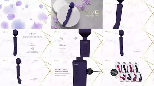 Vive Vibrator Massage Purple