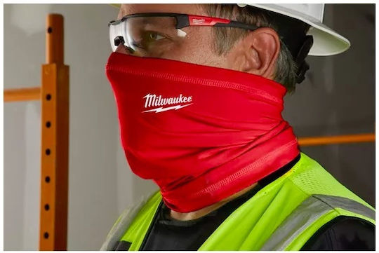 Milwaukee Neck Protection & Face Mask Protective Mask Fabric Red 4933478780 1pcs