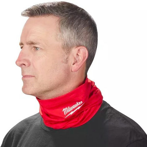 Milwaukee Neck Protection & Face Mask Protective Mask Fabric Red 4933478780 1pcs