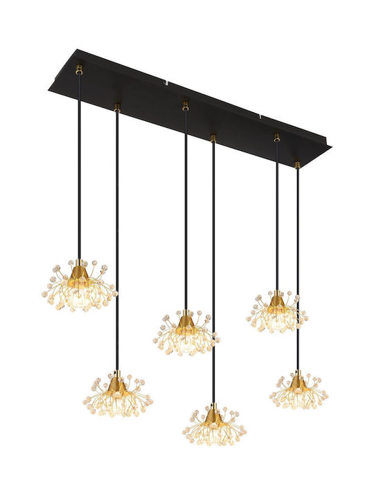 Globo Lighting Κρεμαστό Φωτιστικό Διάφανο