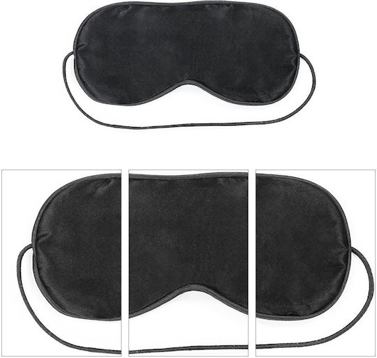 Lovetoy Deluxe Bondage Kit BDSM Kit Blindfold, Cuffs & Whip in Black Color 3pcs
