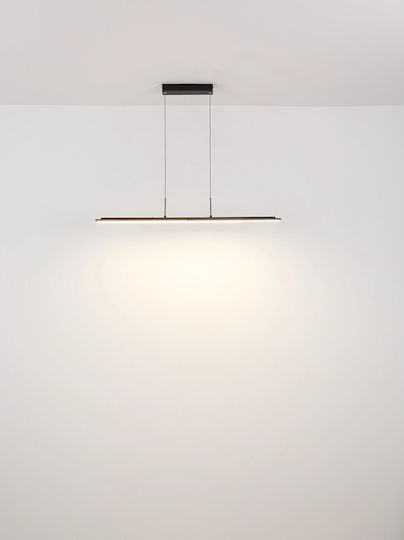 Globo Lighting Κρεμαστό Φωτιστικό Καφέ