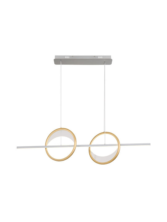 Globo Lighting Κρεμαστό Φωτιστικό Ασημί