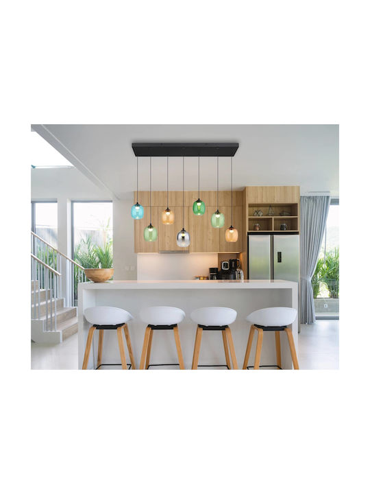 Globo Lighting Κρεμαστό Φωτιστικό Μαύρο