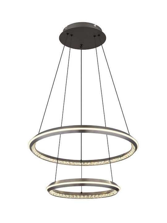 Globo Lighting Κρεμαστό Φωτιστικό Γκρι