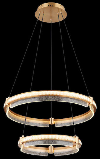 Globo Lighting Κρεμαστό Φωτιστικό Διάφανο