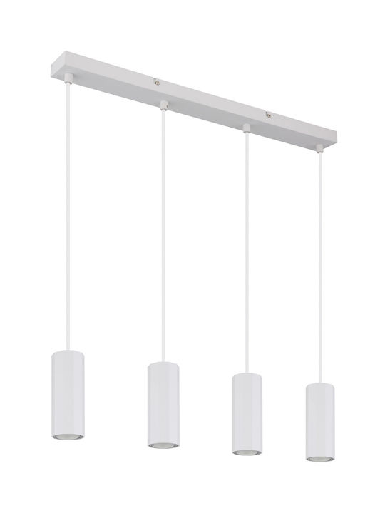 Globo Lighting Κρεμαστό Φωτιστικό Λευκό