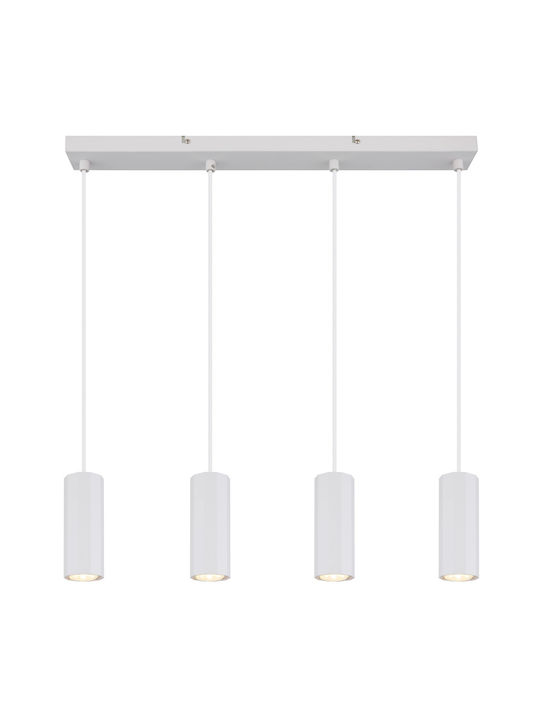 Globo Lighting Κρεμαστό Φωτιστικό Λευκό