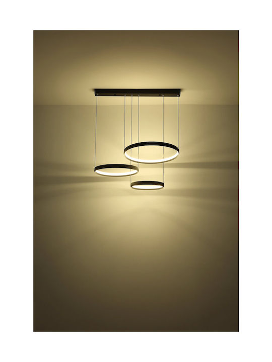 Globo Lighting Κρεμαστό Φωτιστικό Μαύρο