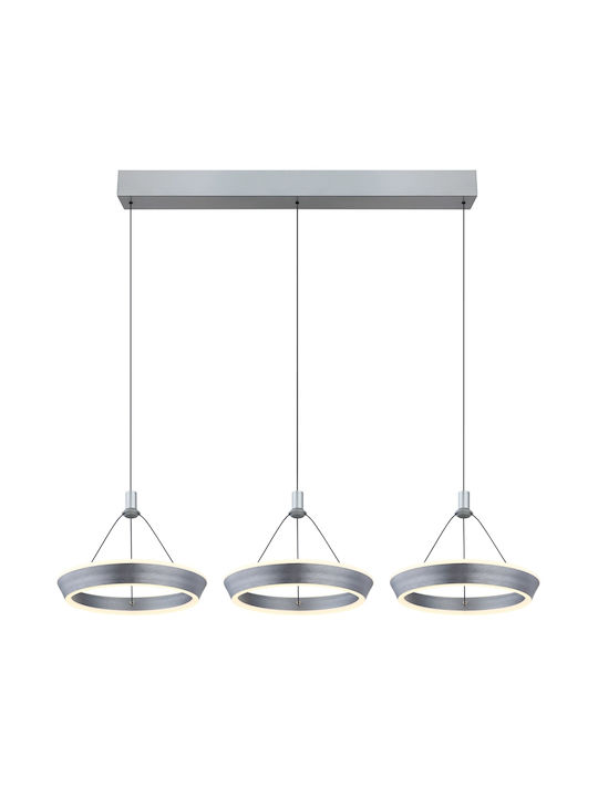 Globo Lighting Κρεμαστό Φωτιστικό Γκρι