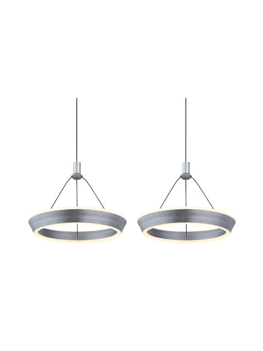 Globo Lighting Κρεμαστό Φωτιστικό Γκρι
