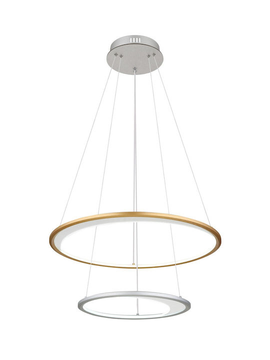 Globo Lighting Κρεμαστό Φωτιστικό Ασημί