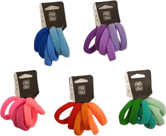 Ro-Ro Accessories Подредба Гумени Ластици За Коса 6 Бройки