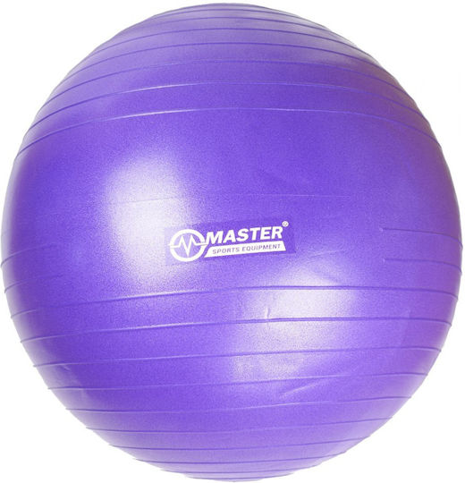 Master Μπάλα Pilates 55cm σε Μωβ Χρώμα