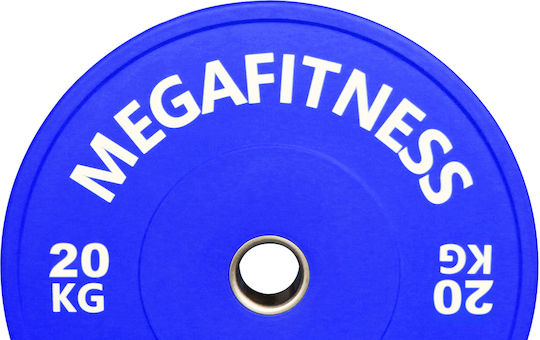 MegaFitness Bumper Δίσκος Ολυμπιακού Τύπου Μεταλλικός 1 x 20kg Φ50mm