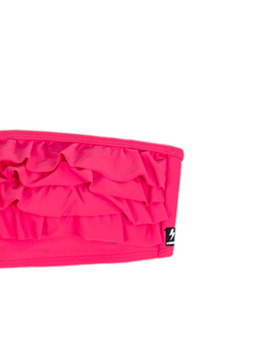 Strapless Bikini Top Φούξια