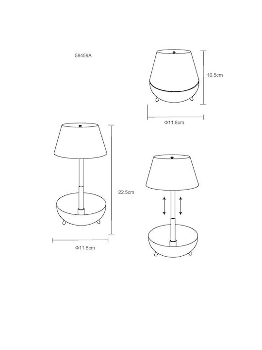 Globo Lighting Decorative Lamp Blue
