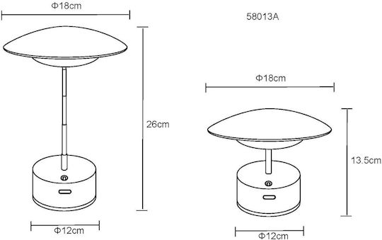 Globo Lighting Διακοσμητικό Φωτιστικό LED Θερμό Λευκό 3000K