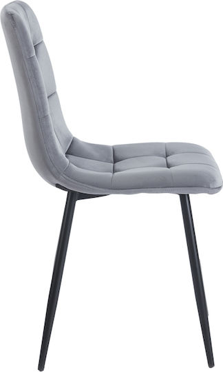 Oscar Столички Трапезария плюшени Grey Velvet 1бр 44x56x87бр
