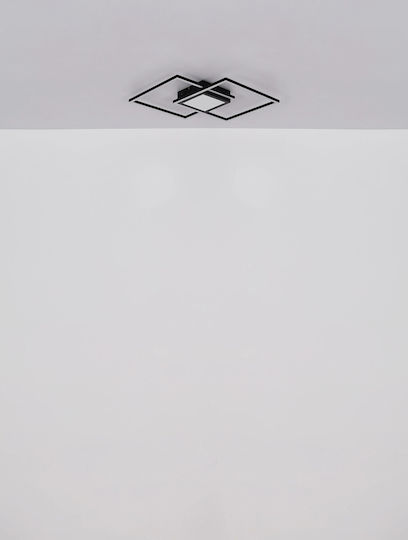 Globo Lighting Πλαφονιέρα Οροφής Μαύρη