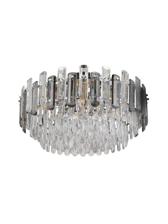 Globo Lighting Πλαφονιέρα Οροφής Διάφανη