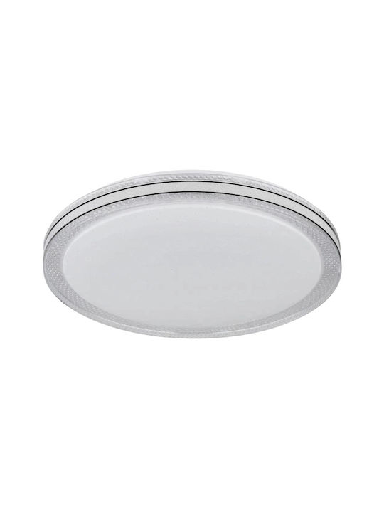 Globo Lighting Πλαφονιέρα Οροφής Διάφανη με Ενσωματωμένο LED