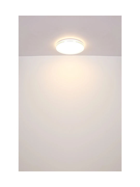 Globo Lighting Πλαφονιέρα Οροφής Διάφανη με Ενσωματωμένο LED