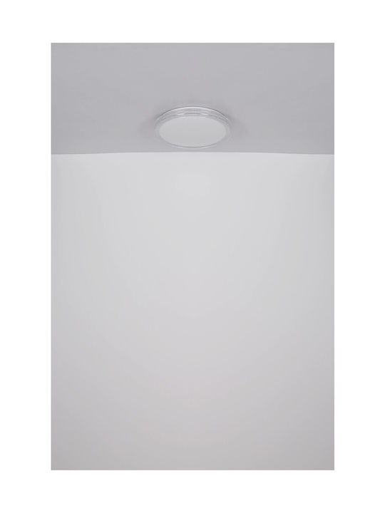 Globo Lighting Πλαφονιέρα Οροφής Διάφανη με Ενσωματωμένο LED