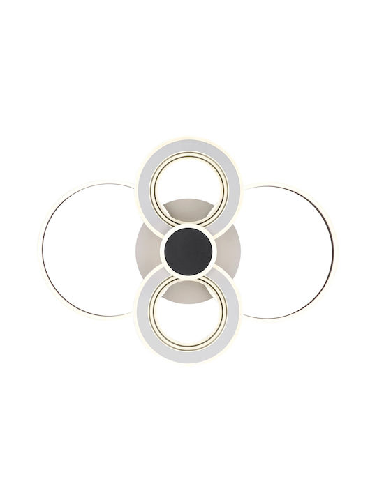 Globo Lighting Πλαφονιέρα Οροφής Διάφανη