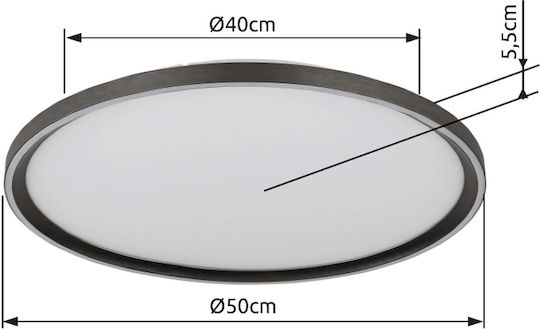 Globo Lighting Таванно осветление Бронзова