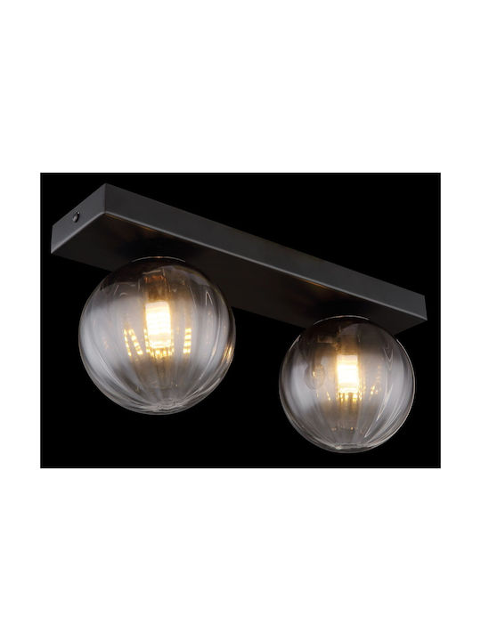 Globo Lighting Таванно Осветително Тяло 35см Черно с Цокъл G9