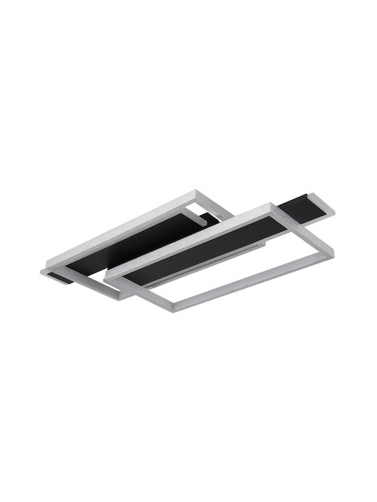 Globo Lighting Πλαφονιέρα Οροφής Μαύρη με Ενσωματωμένο LED