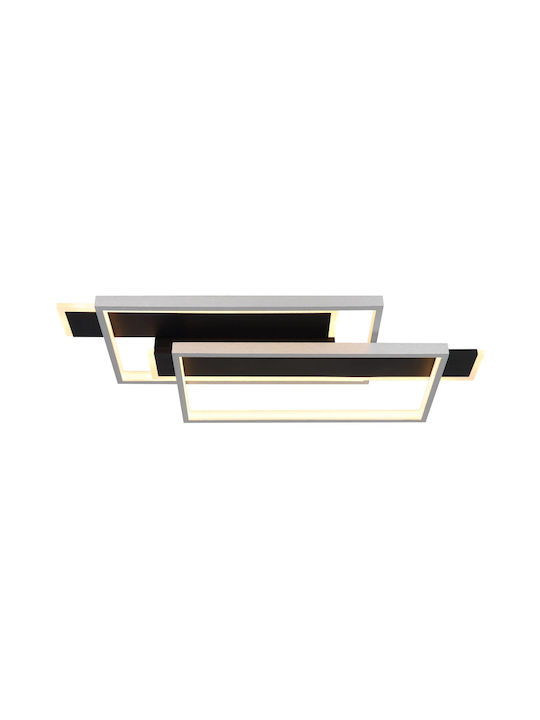 Globo Lighting Πλαφονιέρα Οροφής Μαύρη με Ενσωματωμένο LED