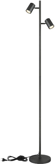 Globo Lighting Floor Lamp with Socket for Bulb GU10 Gray