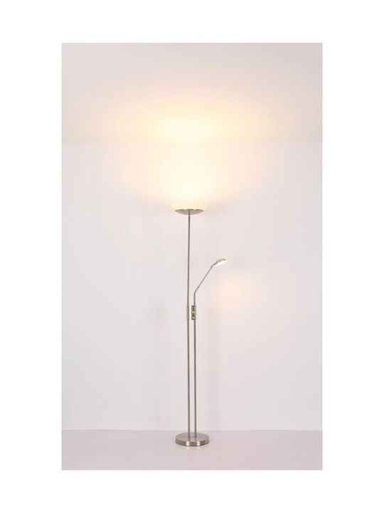 Globo Lighting Floor Lamp Silver