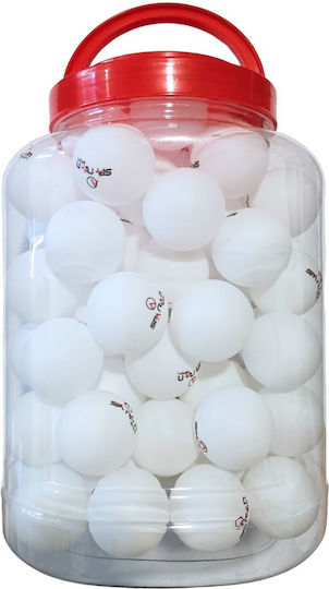 Ping Pong Table Tennis Balls Spartan Training White 60 Pcs