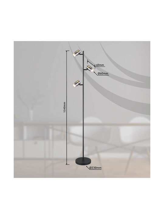 Globo Lighting Φωτιστικό Δαπέδου Διάφανο