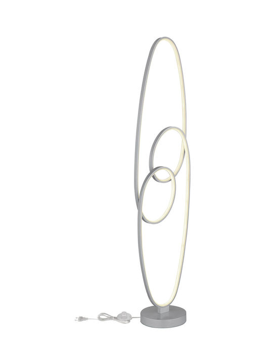 Globo Lighting LED Подова Лампа Сребрист