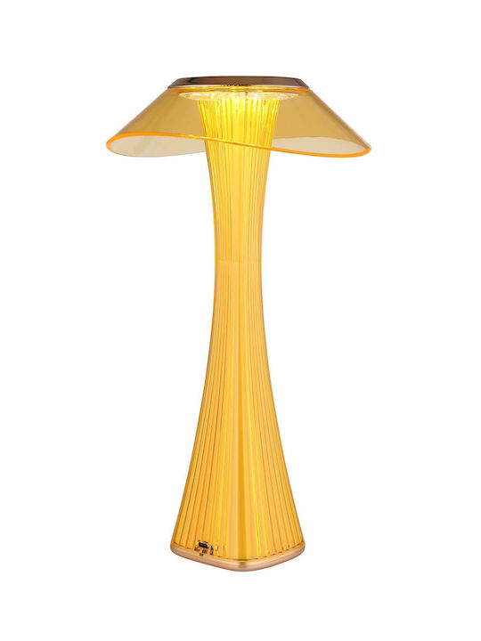 Globo Lighting Πορτατίφ LED με Μελί Καπέλο και Βάση