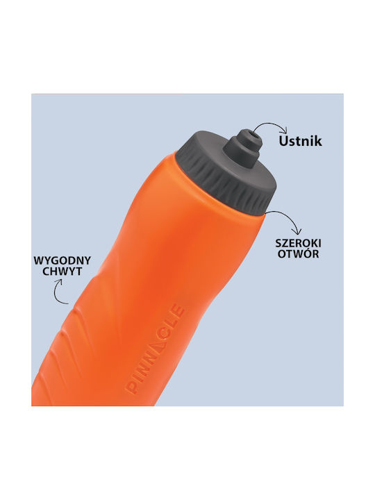 Pinnacle Sportiv Sticla de apa Plastic 1000ml Portocaliu